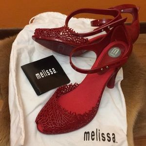 Melissa Red High Heels